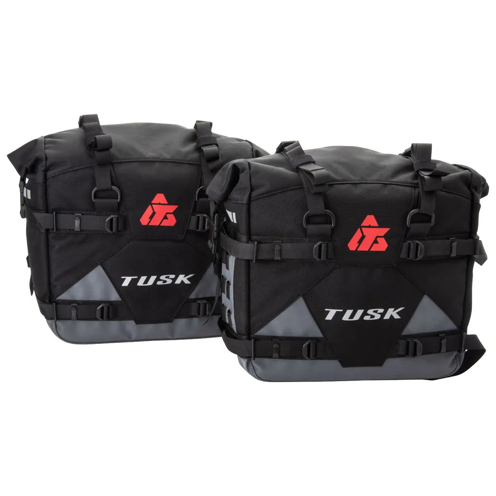 Tusk Pannier Racks with Tusk Pilot Pannier Bags