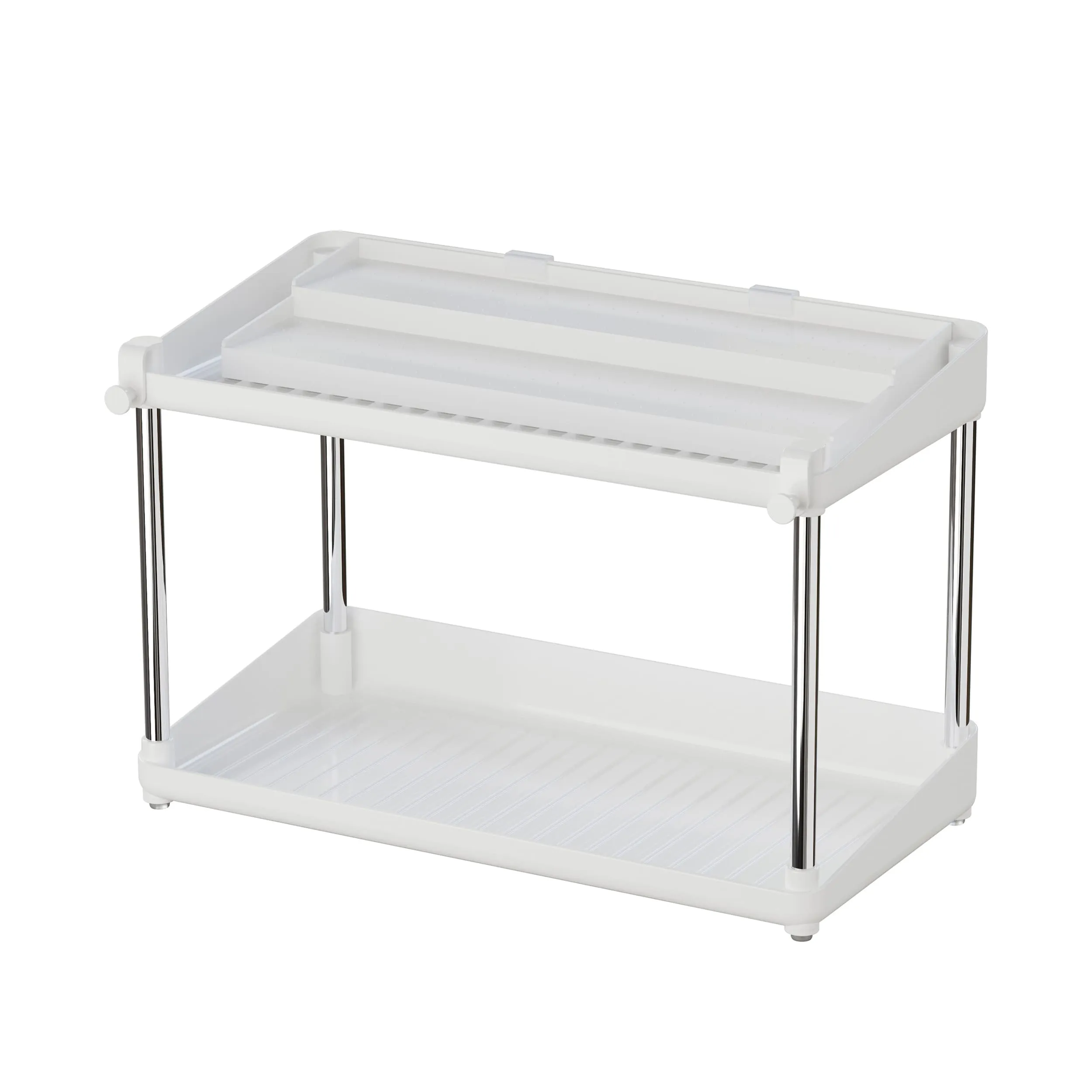 Two Tier Shelf Spice Rack Organizer