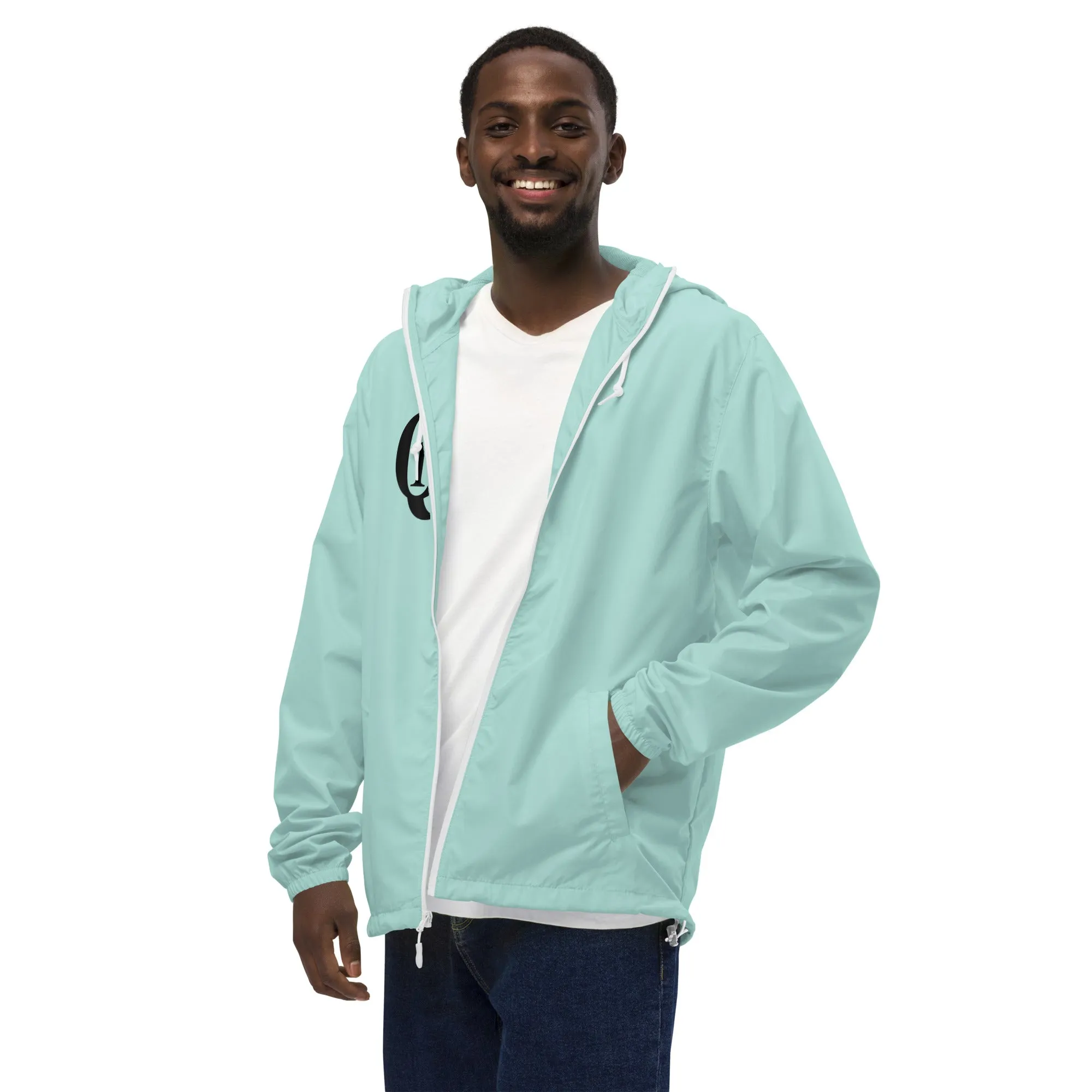 Unisex lightweight zip up windbreaker