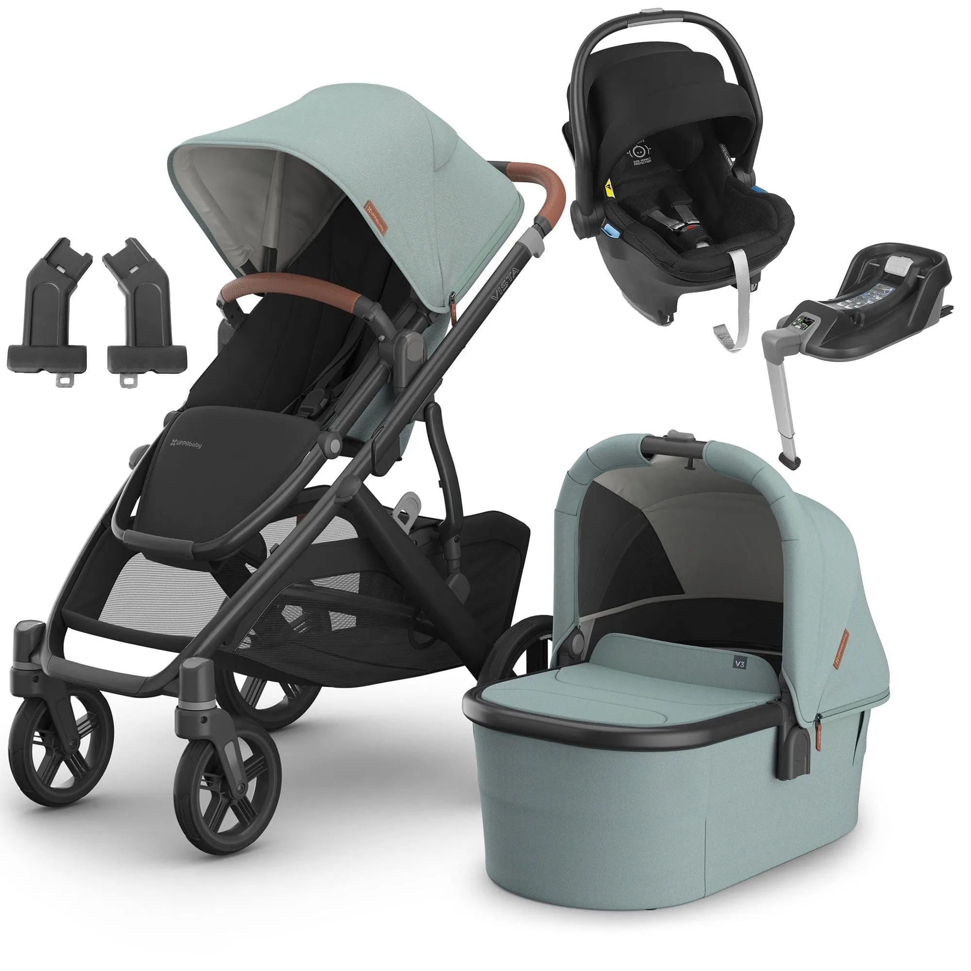 Uppababy Vista V3 Mesa & Base Travel System - Kenzi