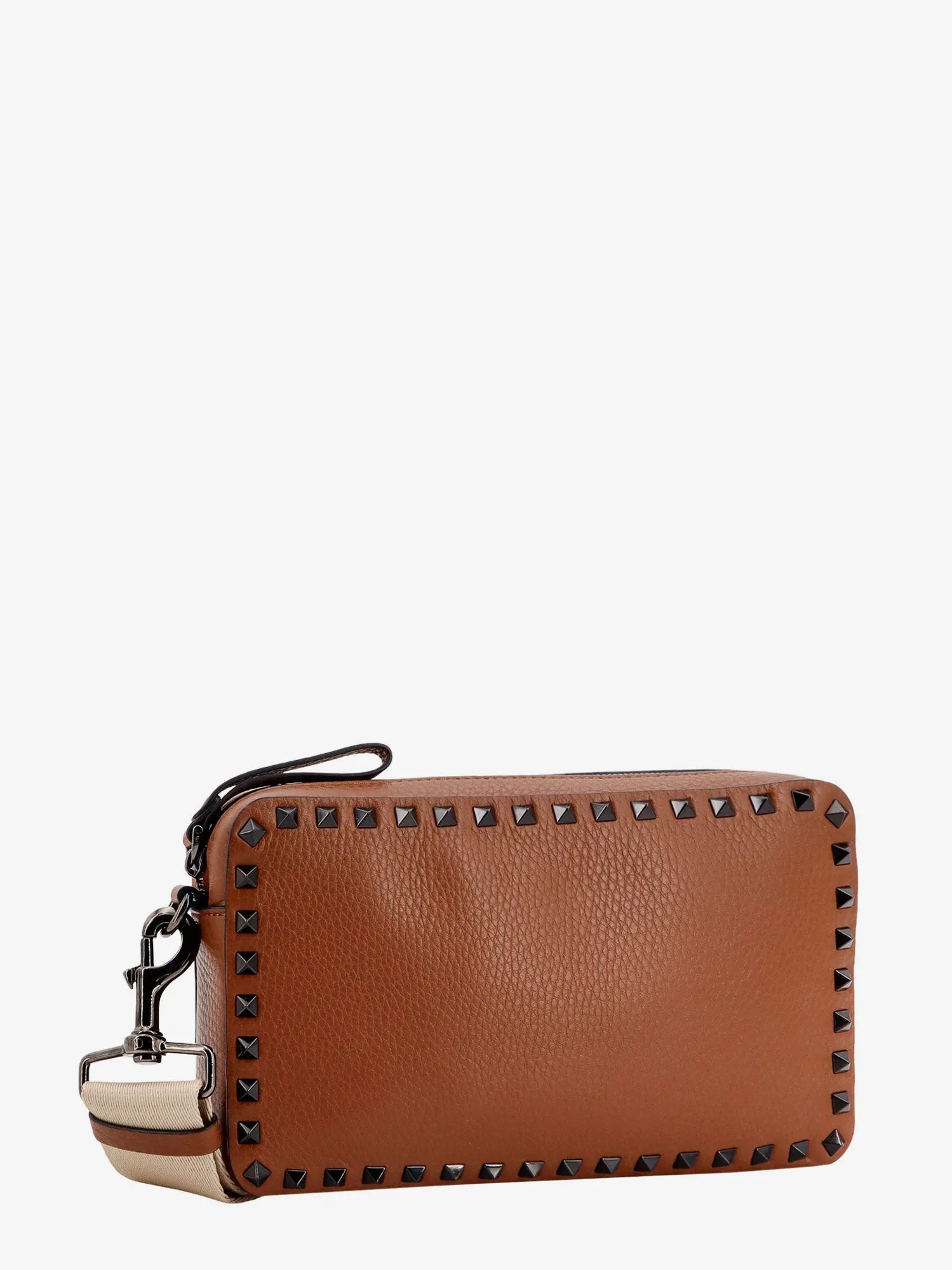 Valentino Garavani Leather Shoulder Bag With Iconic Studs