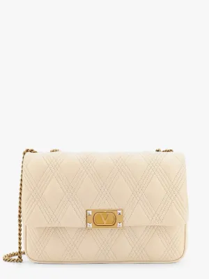 Valentino Garavani Quiltie 67 Leather Shoulder Bag