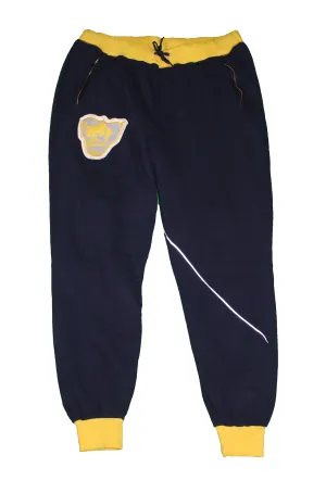 Varsity Big Face Men's Sweatsuit Joggers : Navy & Yellow