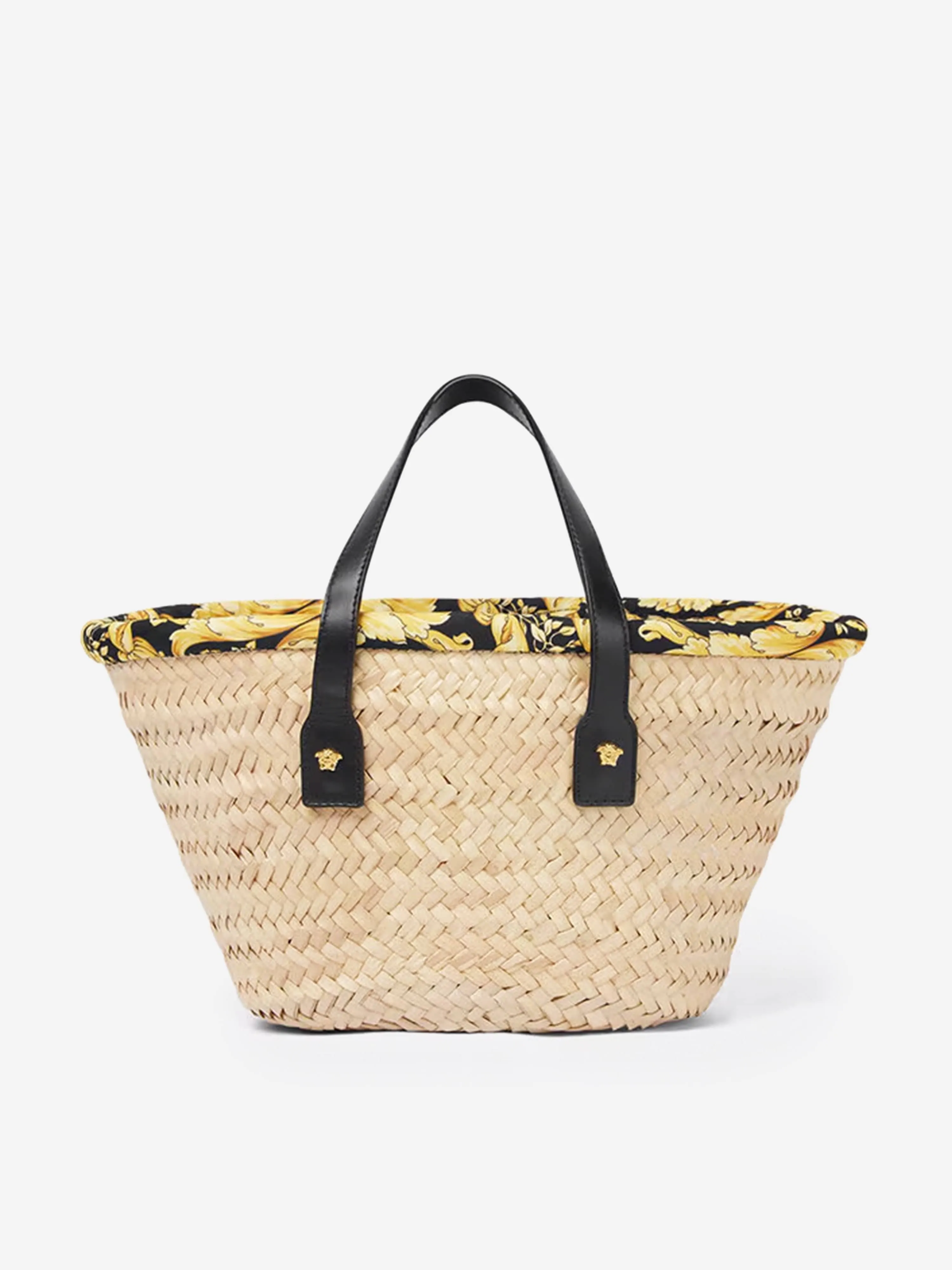 Versace Girls Straw Tote Bag in Beige (28cm)