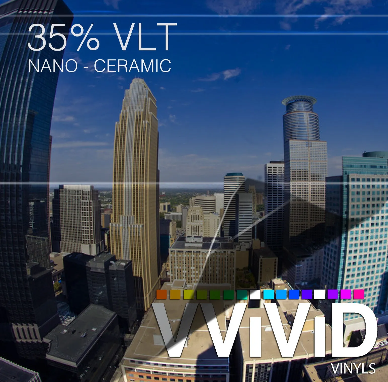 VViViD OPTIC Nano Ceramic Window Tint 35% VLT