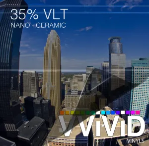 VViViD OPTIC Nano Ceramic Window Tint 35% VLT