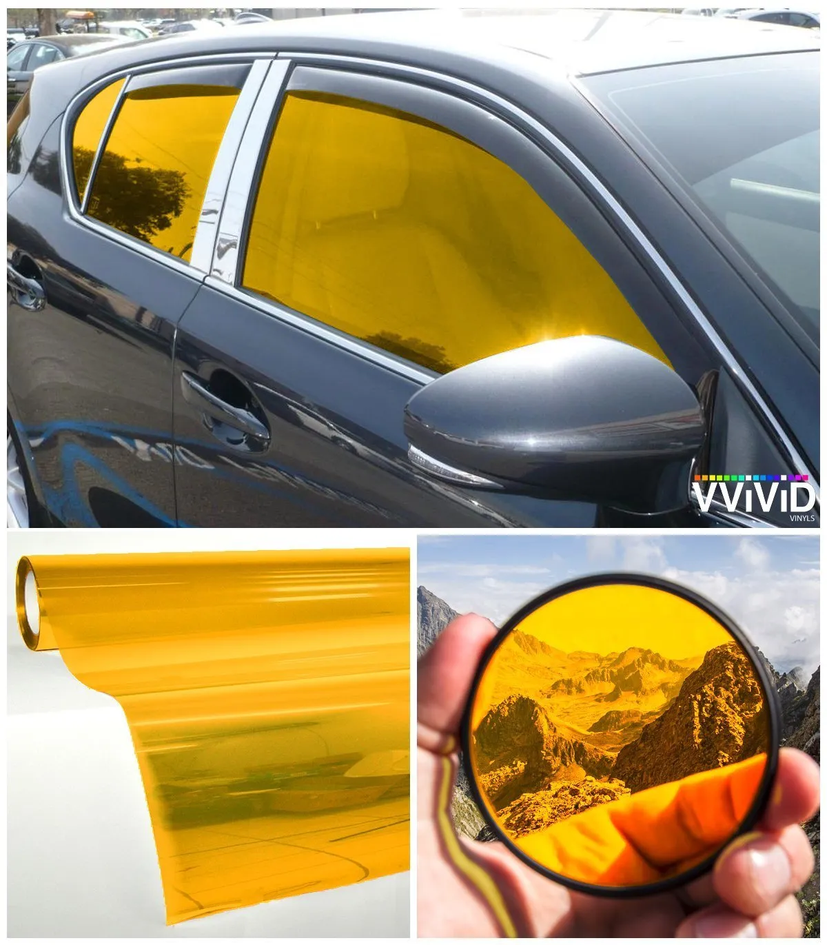 VViViD Yellow Transparent Window Tint