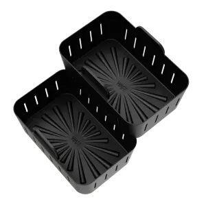 WAFE Silicone Air Fryer Ninja Liner 2PACK- ORANGE
