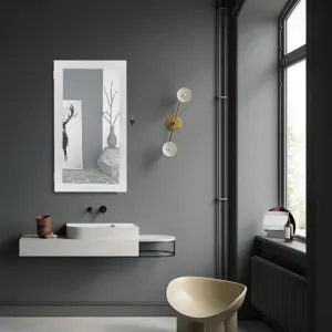 Wall-Mounted Armoire Jewelry Storage