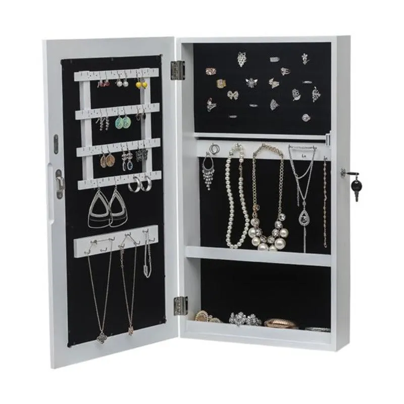 Wall-Mounted Armoire Jewelry Storage