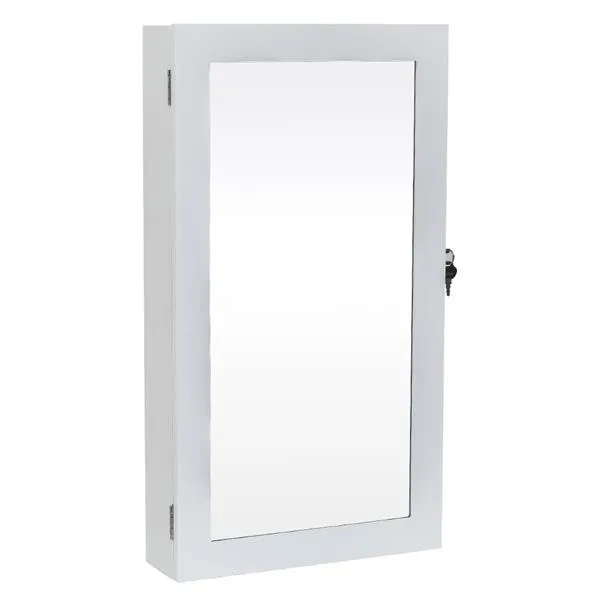 Wall-Mounted Armoire Jewelry Storage