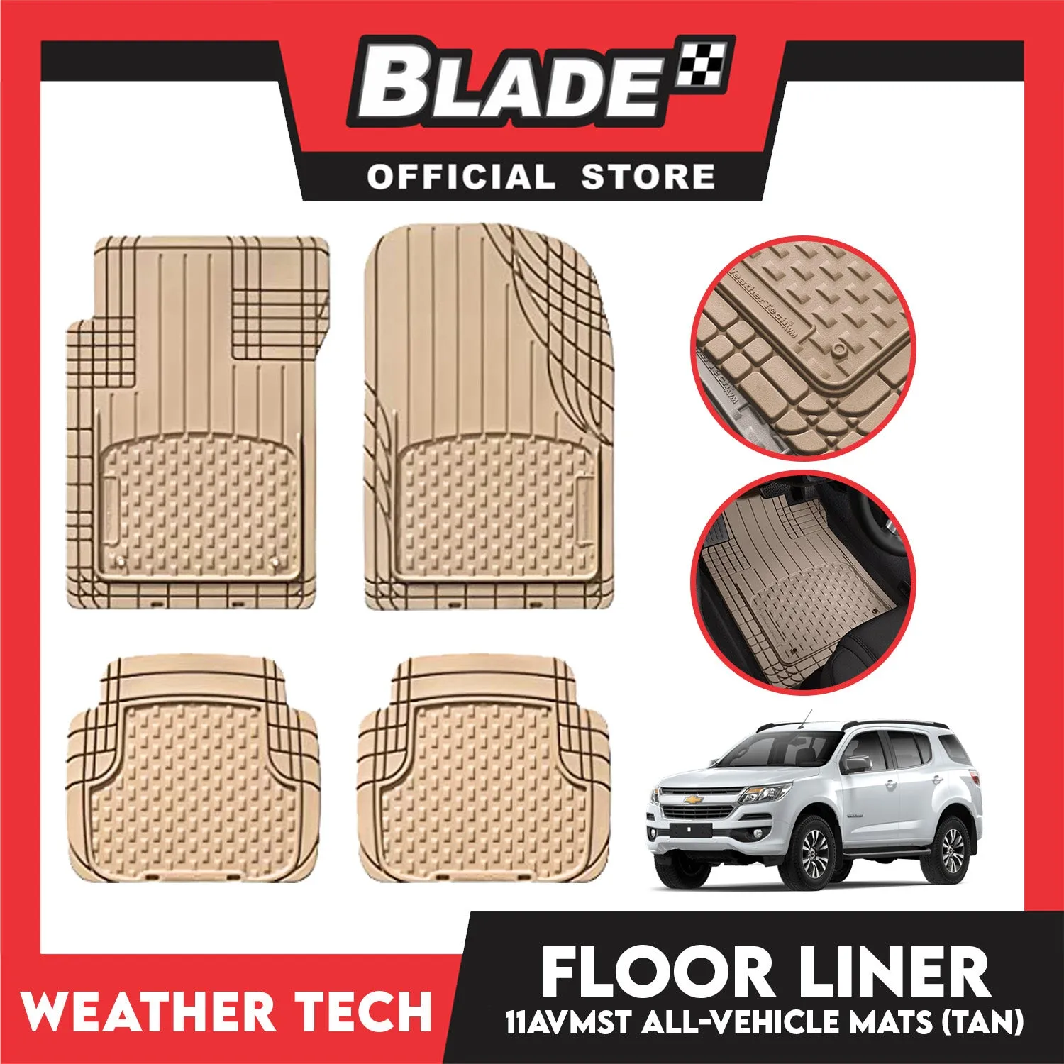 WeatherTech Trim-to-Fit 11AVMST  (Tan)