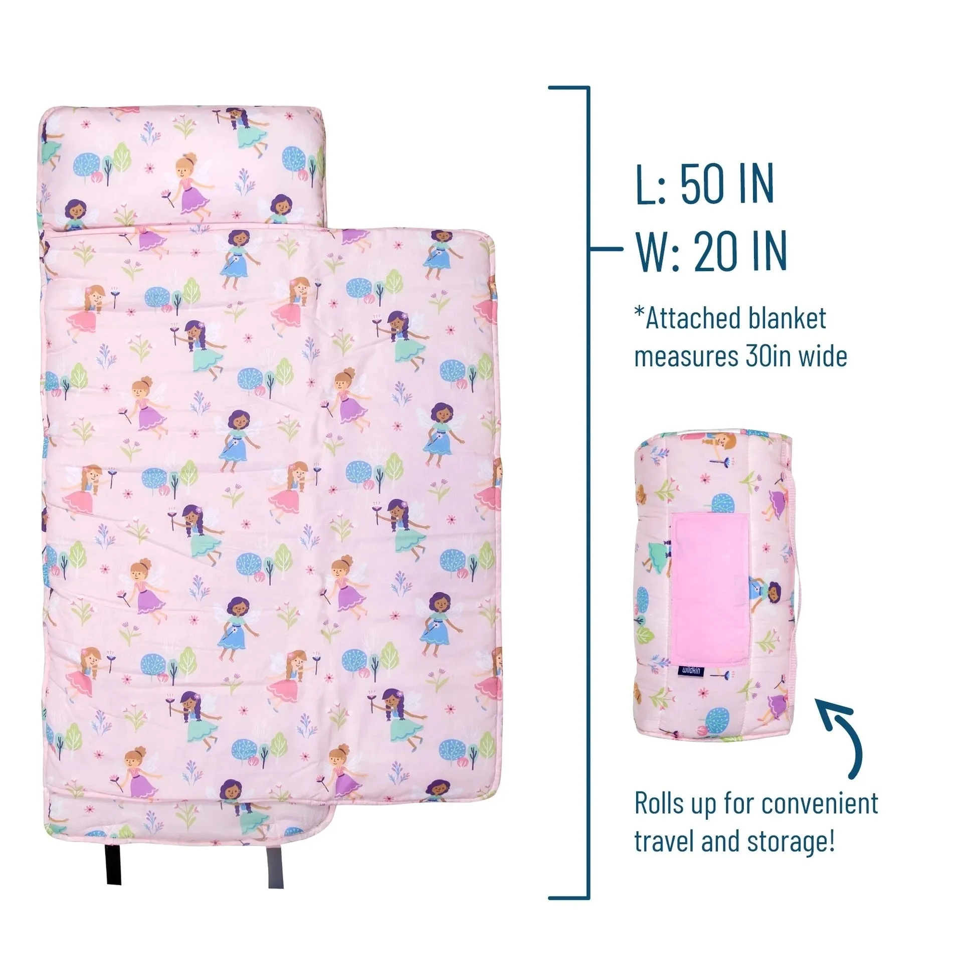 Wildkin Original Nap Mat - Fairy Garden