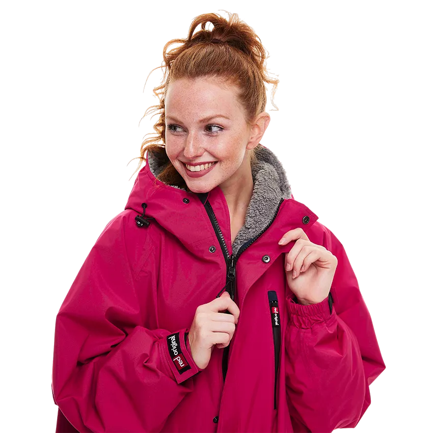 Women's Long Sleeve Pro Change Robe EVO - Fuchsia