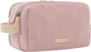 Womens Travel Toiletry Bag Waterproof Shaving Bag, Pink