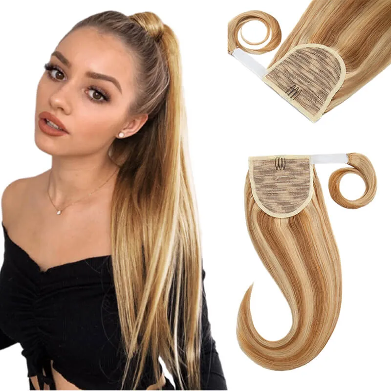 Wrap Around Ponytail Human Hair Extensions