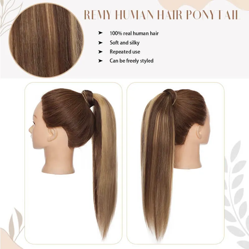 Wrap Around Ponytail Human Hair Extensions