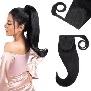Wrap Around Ponytail Human Hair Extensions