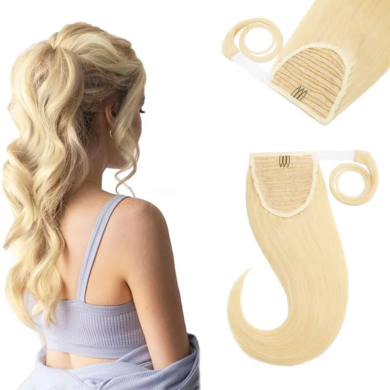 Wrap Around Ponytail Human Hair Extensions