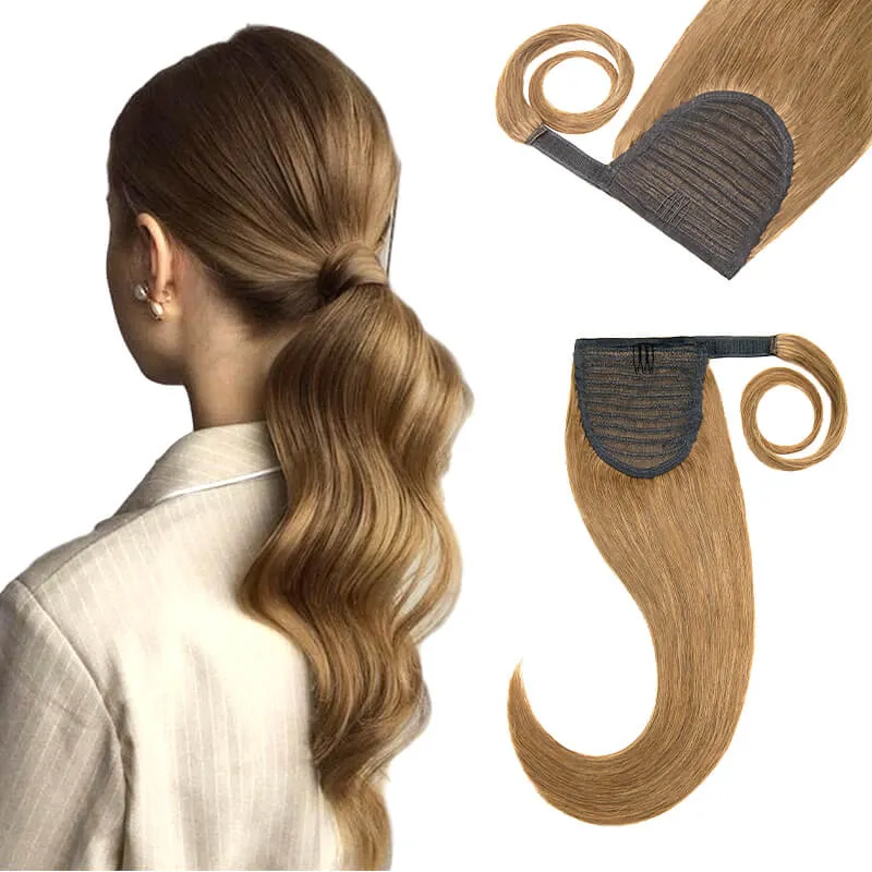 Wrap Around Ponytail Human Hair Extensions