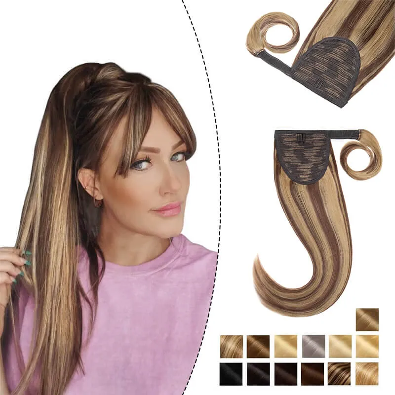 Wrap Around Ponytail Human Hair Extensions
