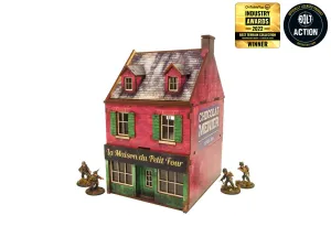 WW2 Normandy Cafe Pre-Painted - Micro Art Studio