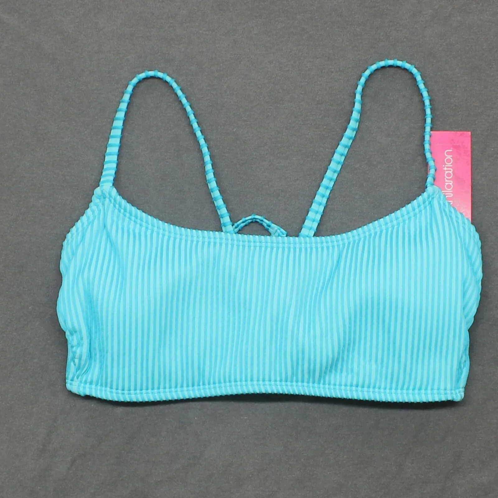 Xhilaration Women's Ribbed Bralette Bikini Top