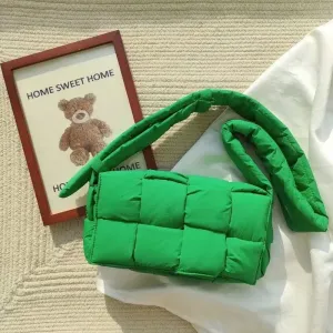Y2K Padded Bag Made from Durable Oxford Fabric and Soft Cotton Lining
