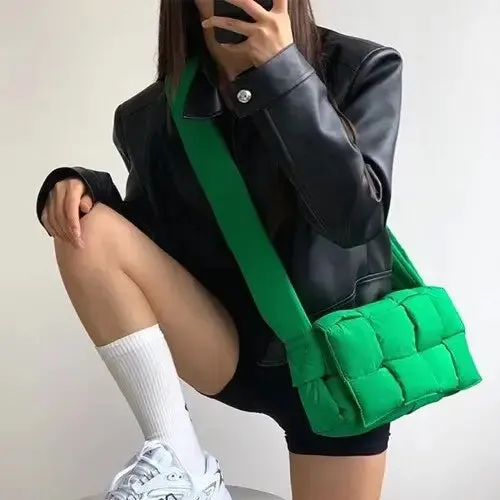 Y2K Padded Bag Made from Durable Oxford Fabric and Soft Cotton Lining