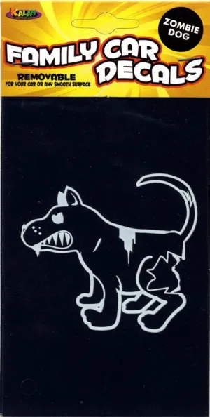 Zombie Dog Cling